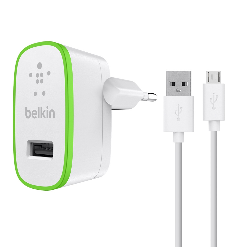 CARGADOR BELKIN DE PARED CON CABLE V8