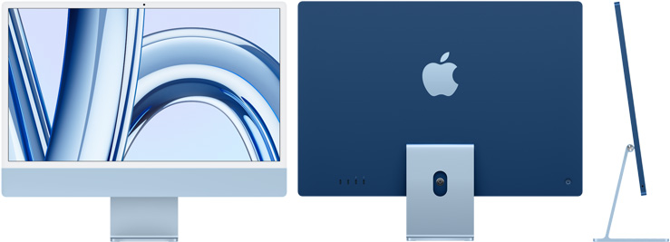 Apple iMac 2021 24/M1/8/8/8Gb/256Gb Blue MGPK3LL/A