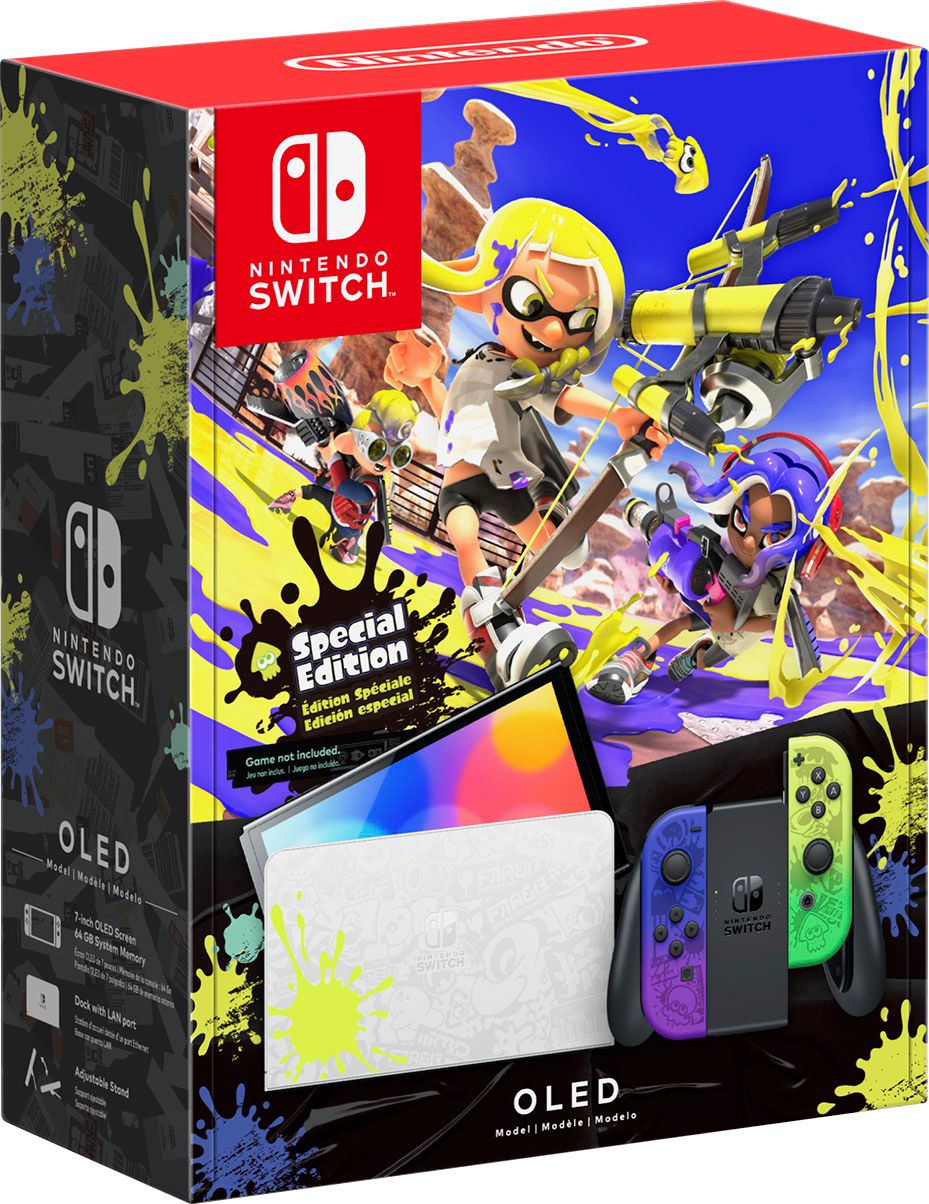 Nintendo Switch Oled Splatoon 3 Special Edi 64gb