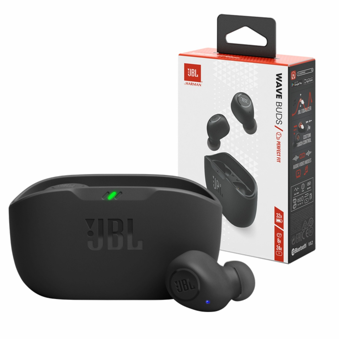 Auricular Jbl Wave Buds Black