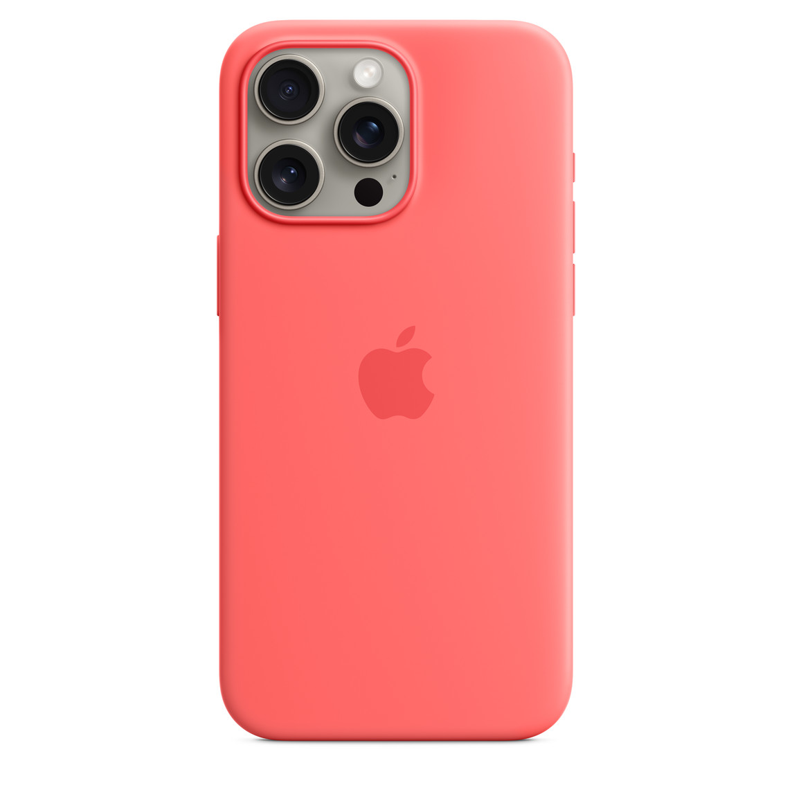 Silicone Case Magsafe iPhone 15 Pro Max Guava