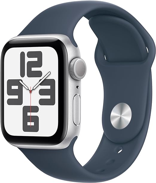 Apple Watch Se 2nd Gen 40mm Silver Alu Blue SB M/L Mre23ll/a