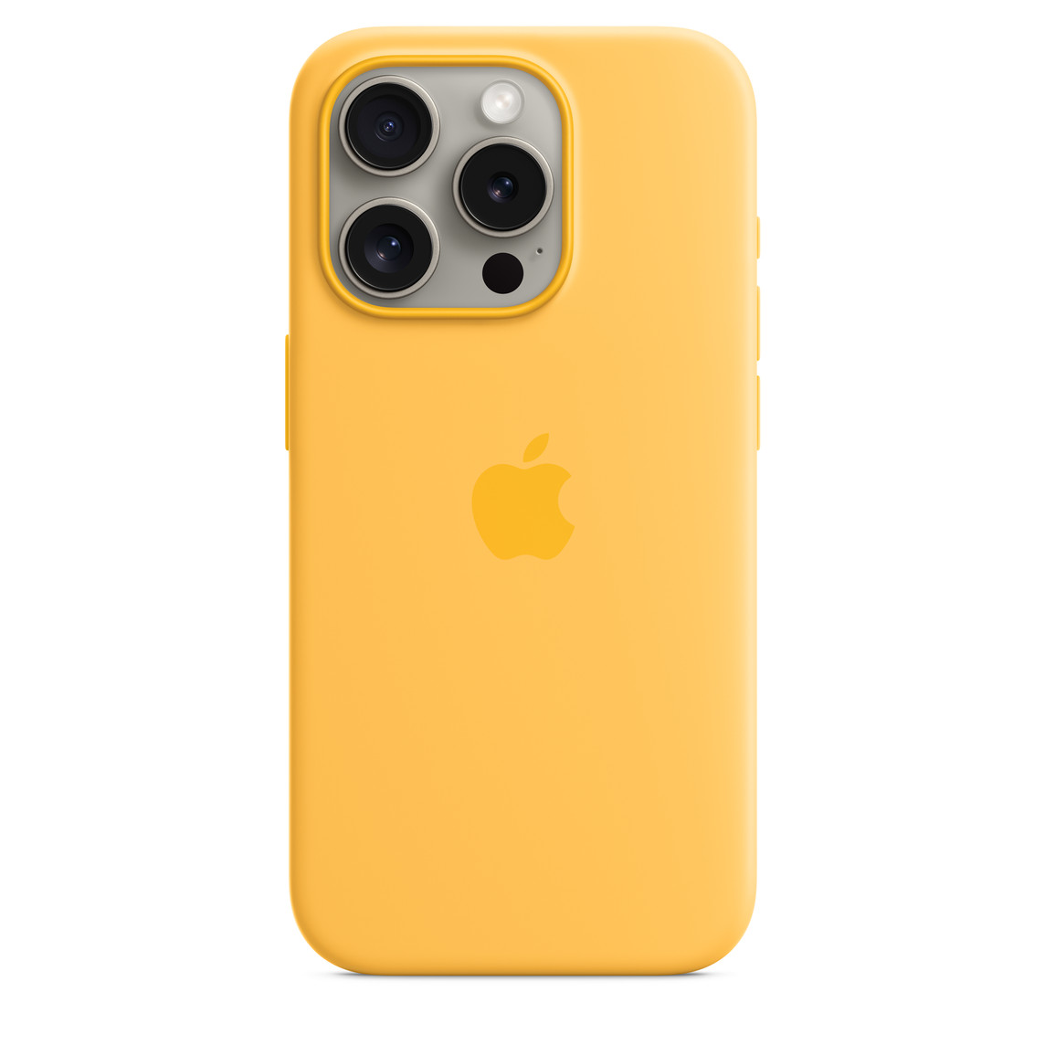 Silicone Case Magsafe iPhone 15 Pro Sunchine