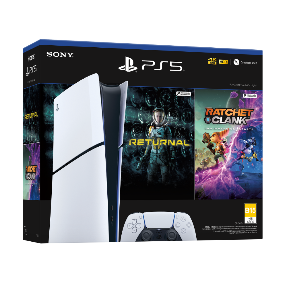 Consola PS5 Slim 1Tb Digital Returnal + Ratchet