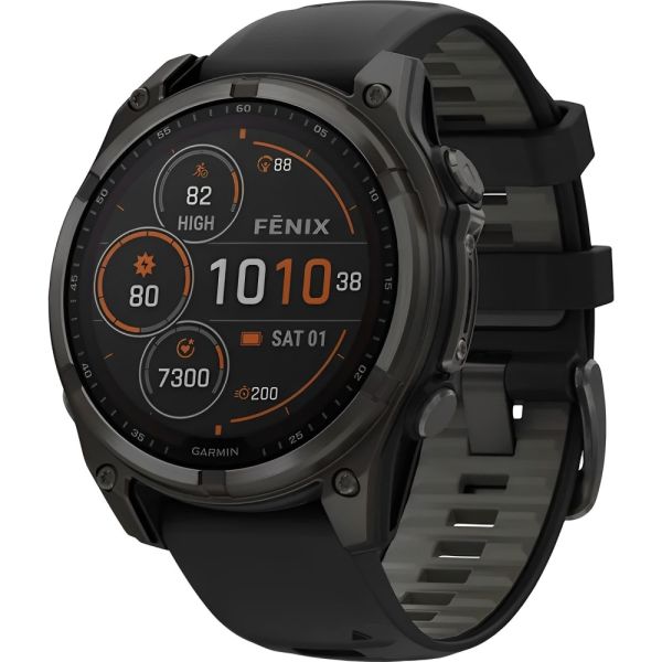 Reloj Garmin Fenix 8 Solar Sapphire Black 010-02906-10