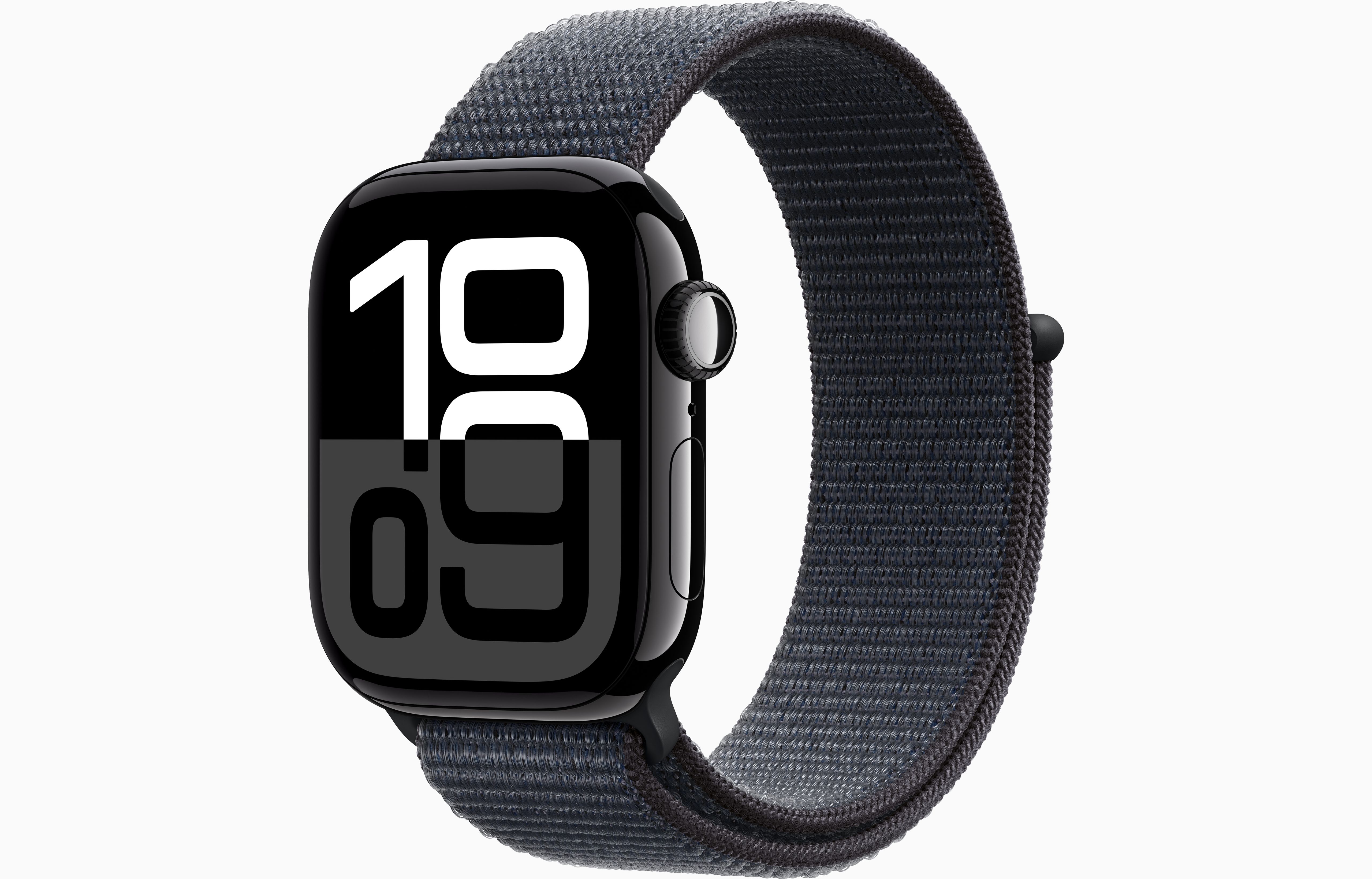 Apple Watch Series 10 42mm Jet Black Al Ink SL  (MWWG3LW/A)