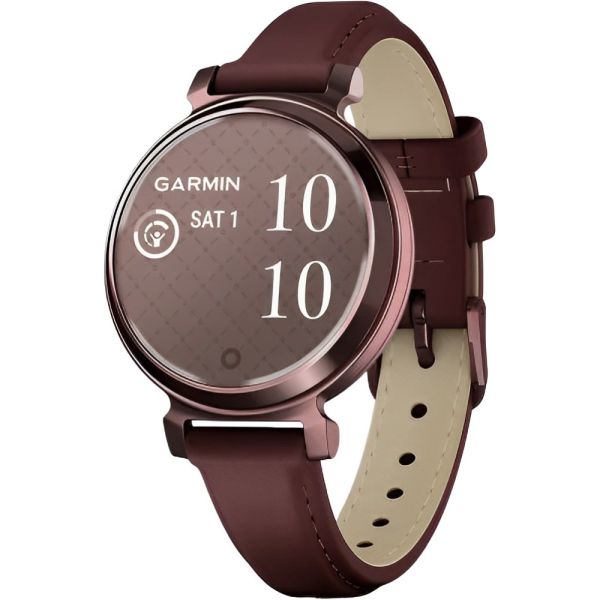 Reloj Garmin Lily 2 Classic Leather Bronce Morado 010-02839-03