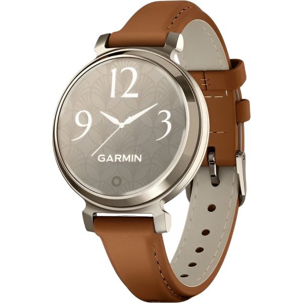 Reloj Garmin Lily 2 Classic Leather Cream Gold 010-02839-02