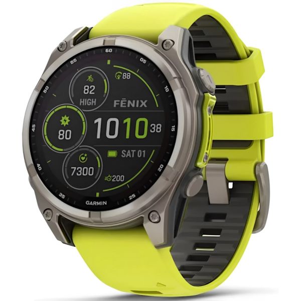 Reloj Garmin Fenix 8 Solar Sapphire Yellow 010-02906-20