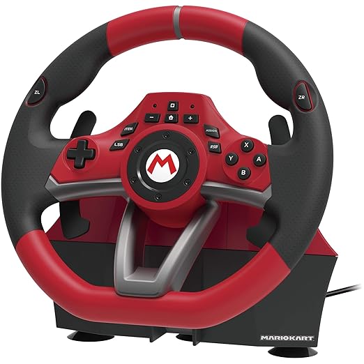 Volante Hori Switch Mario Kart Racing Wheel Pro Deluxe  NSW-228U