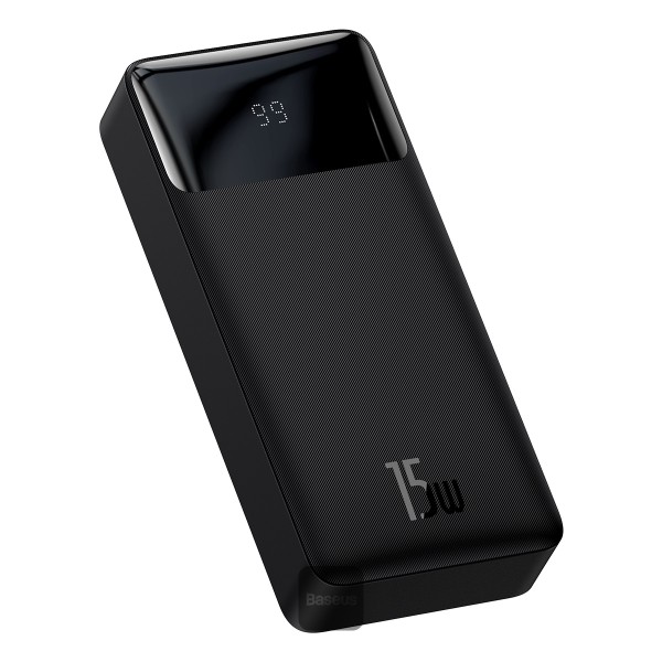 Cargador Portatil Baseus Bipow 15W 20000mah LCD Black PPBD050101