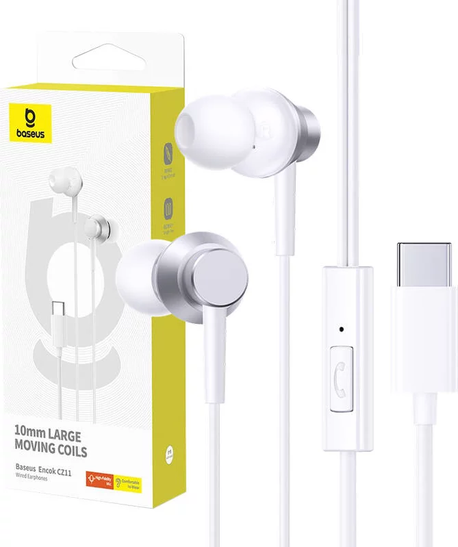Auricular Baseus Type-C White Encok CZ11 Z1