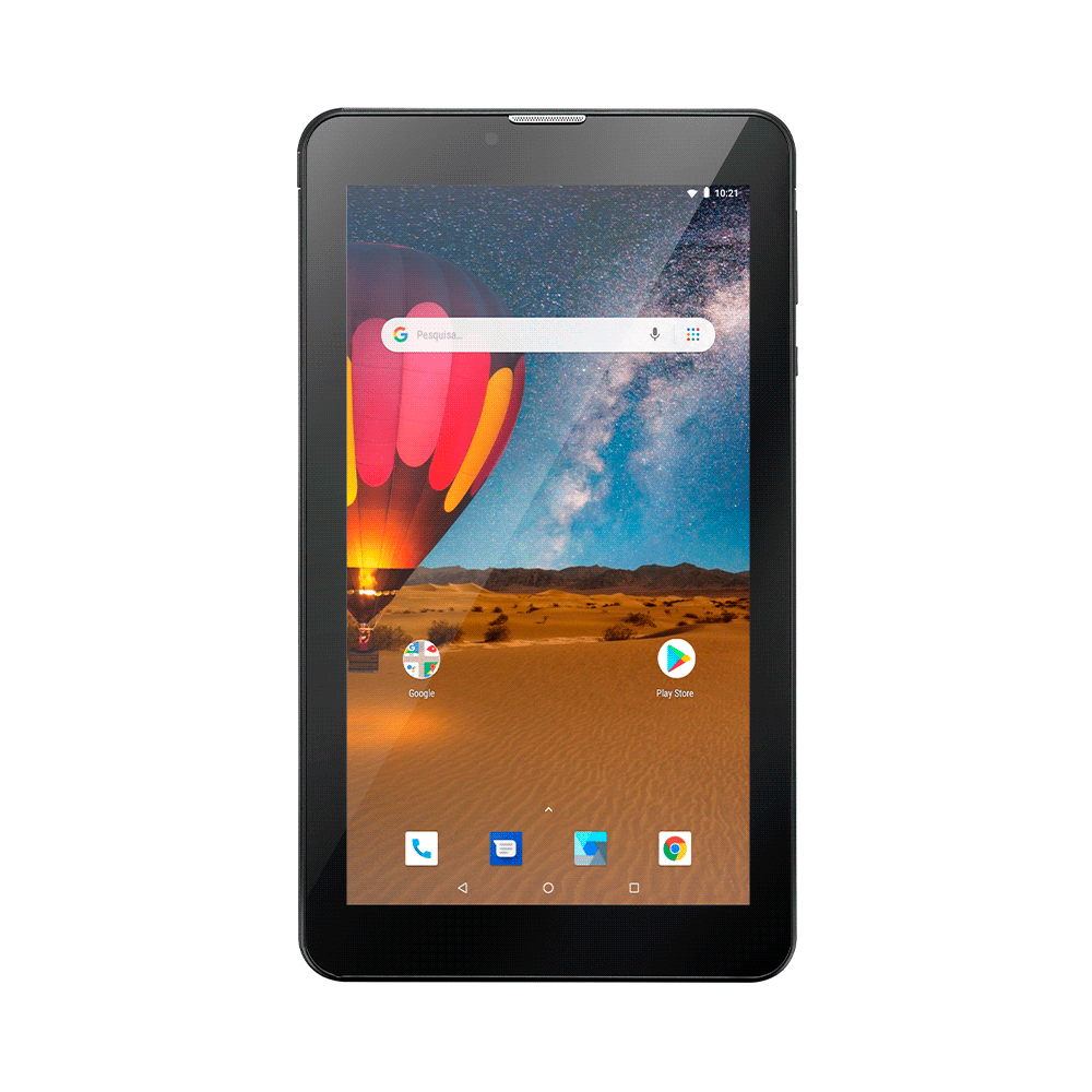 TABLET ANDROID MULTILASER NB304 M7 QC/16GB/1G/7"/3G/WIFI/NEGRO