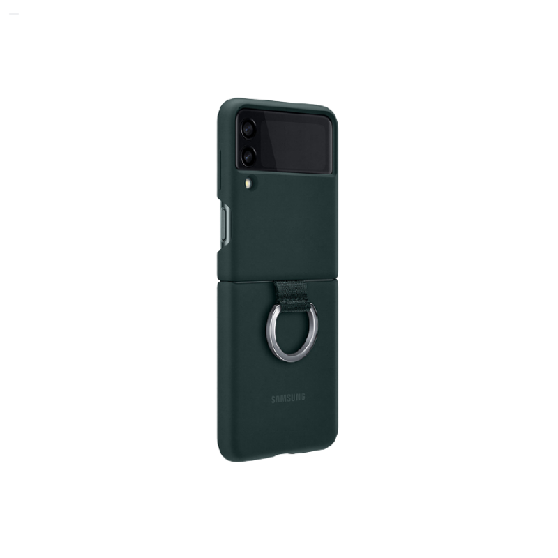 SILICONE COVER RING Z FLIP 3 GREEN