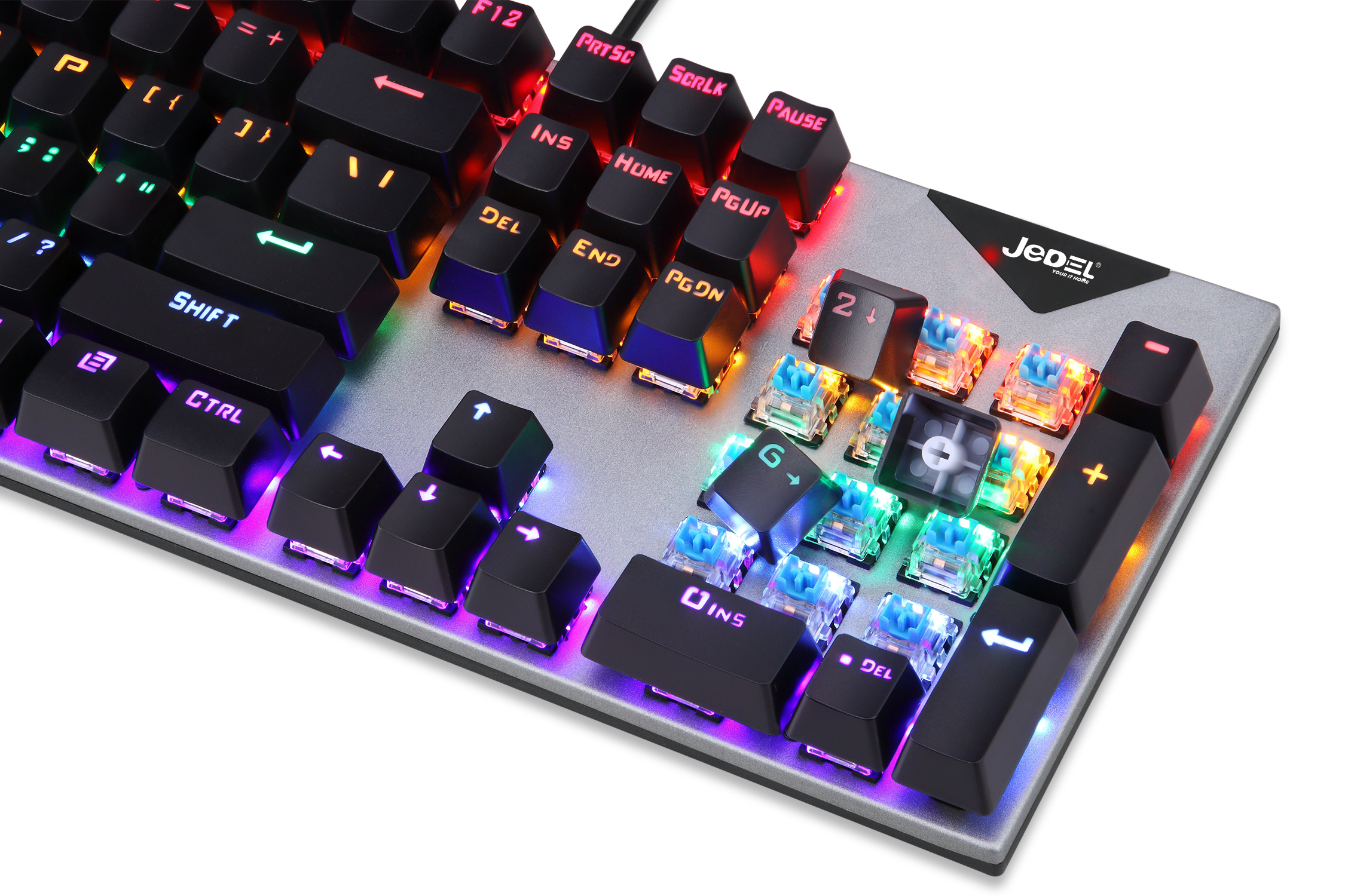 Teclado Mecanico Jedel Kl95 Gamer Cable Usb