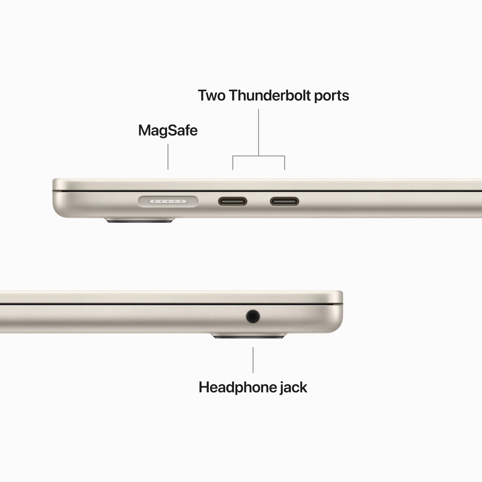 Macbook Air M2 15- inch mqku3ll/a 8gb 256gb Starlight 8cpu/10gpu