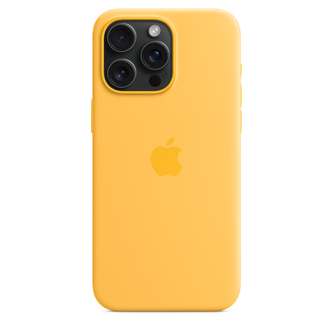 Silicone Case Magsafe iPhone 15 Pro Max Sunshine