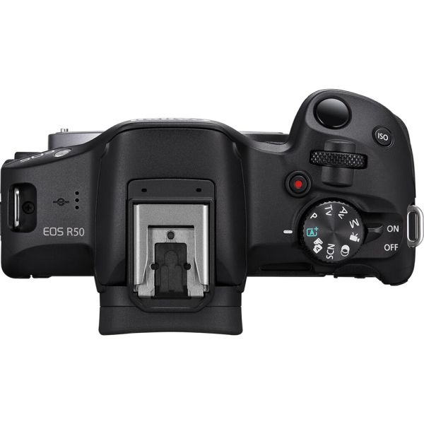 Camara Canon Eos R50 kit 18-45mm RF-S Stm