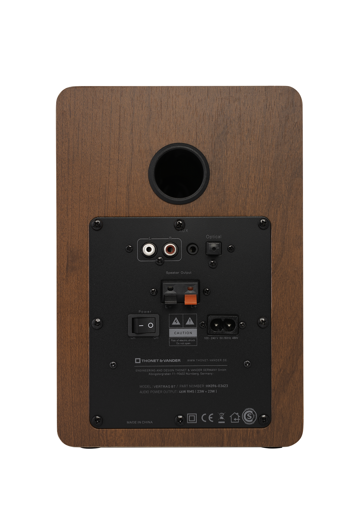 Thonet & Vander Speaker Vertrag Cine 46W Bt Brown
