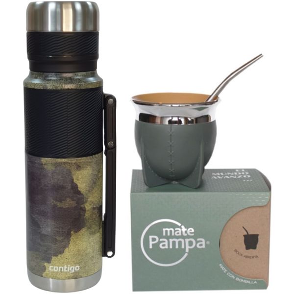 Matero Contigo Termo+Guampa+Bombilla Kit