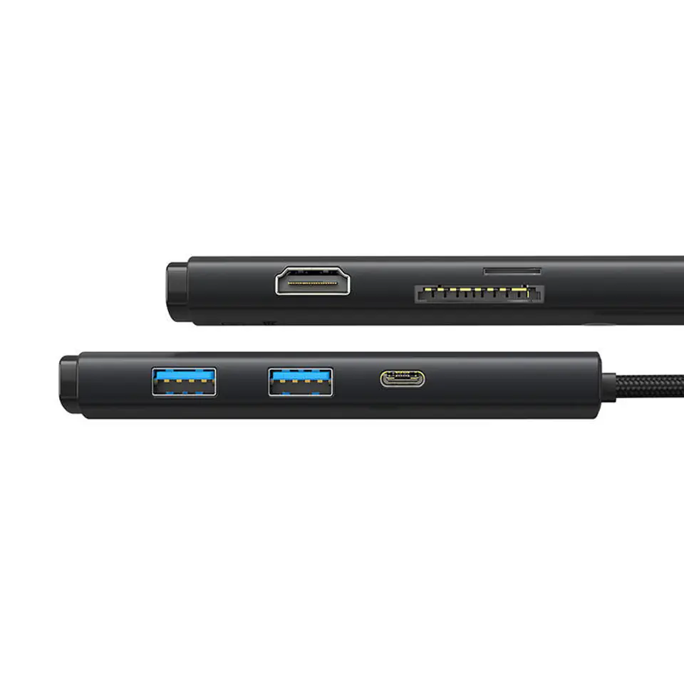 Adaptador Baseus 6 en 1 Usb-C HDMI+3*USB+PD+SD/TF WKQX050101