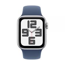 Apple Watch Se 2nd Gen 40mm Silver Denim S/M MXEC3LL/A