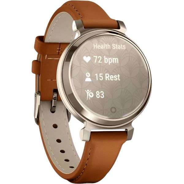 Reloj Garmin Lily 2 Classic Leather Cream Gold 010-02839-02