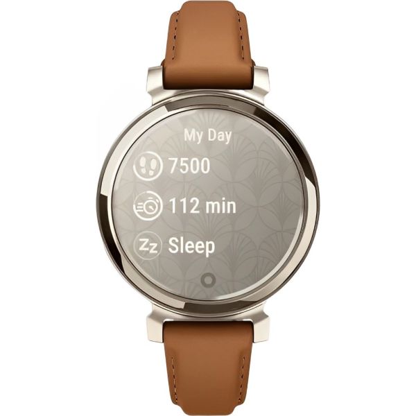 Reloj Garmin Lily 2 Classic Leather Cream Gold 010-02839-02