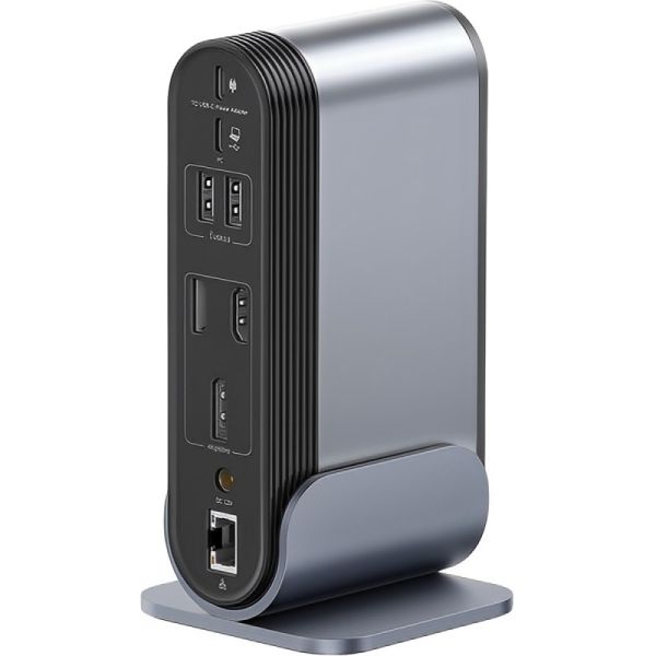 Adaptador Baseus 17 Port 5Usb-A/4USB-C/HDMI/DP/DC/LAN/AUX/SD/TF B00532304811