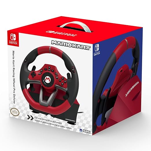 Volante Hori Switch Mario Kart Racing Wheel Pro Deluxe  NSW-228U
