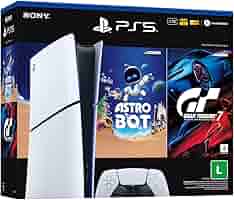 Consola PS5 PlayStation 5 Digital Sony Slim 1TB - Incluye 2 Juegos (Gran Turismo 7 + Astrobot)