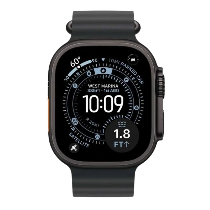 Apple Watch Ultra 3 49mm Ti Black Ocean Band Black MF0J4LW/A