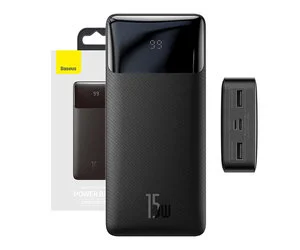 Cargador Portatil Baseus Bipow 15W 20000mah LCD Black PPBD050101