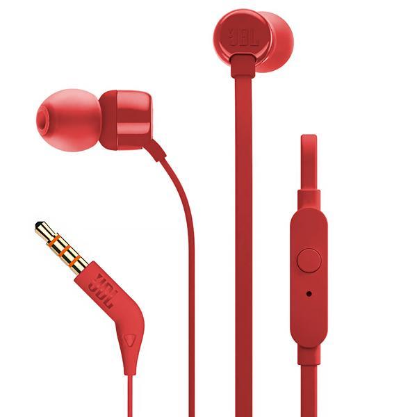 Auricular Jbl T110 Rojo