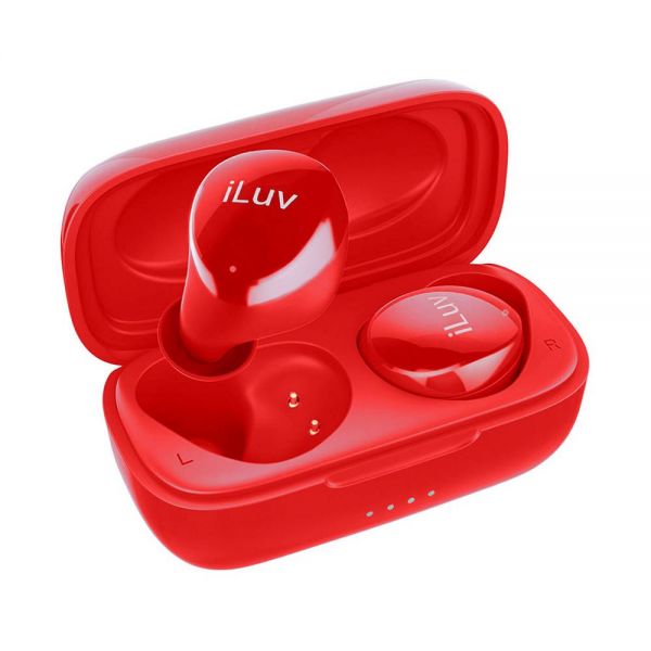 AURICULAR ILUV BLUETOOTH 5.0 ROJO