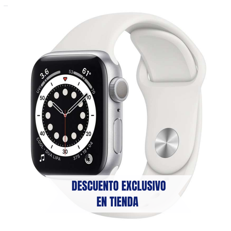 APPLE WATCH SERIES 6 40MM SILVER MG283LL/A