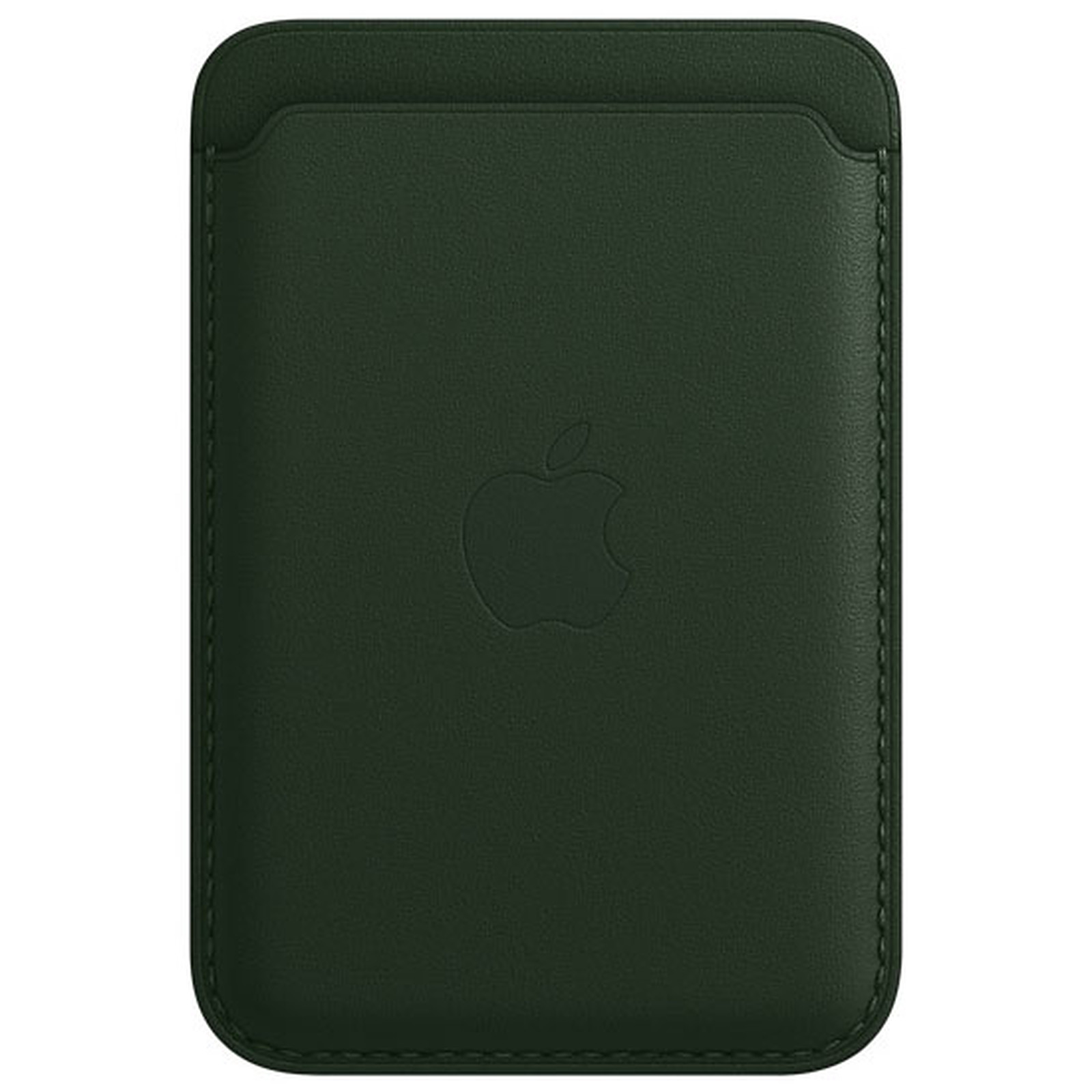 Leather Wallet Magsafe Forest Green
