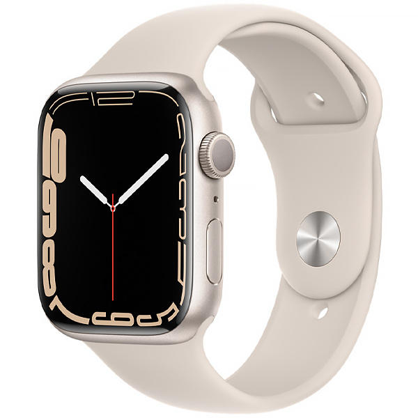 Apple Watch Series 7 45mm Starlight Mkn63ll/A