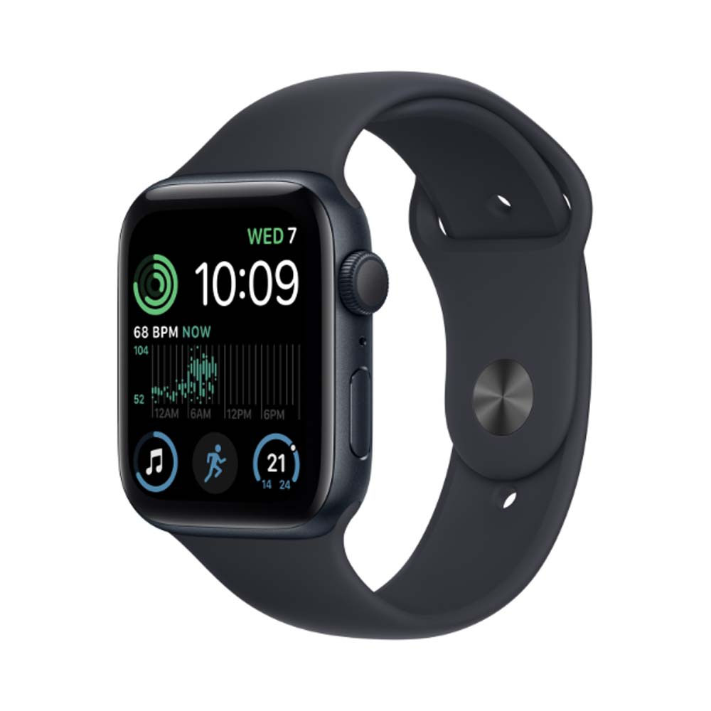 Apple Watch Se 2nd Gen 44mm Midnight Alu Sport Band M/L (MXEK3LL/A)