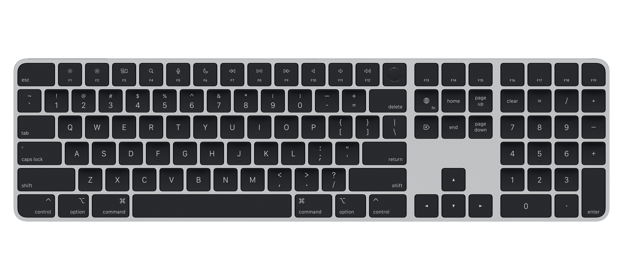 Apple Magic Keyboard Touch-id Numerico Black Mmr3ll/a