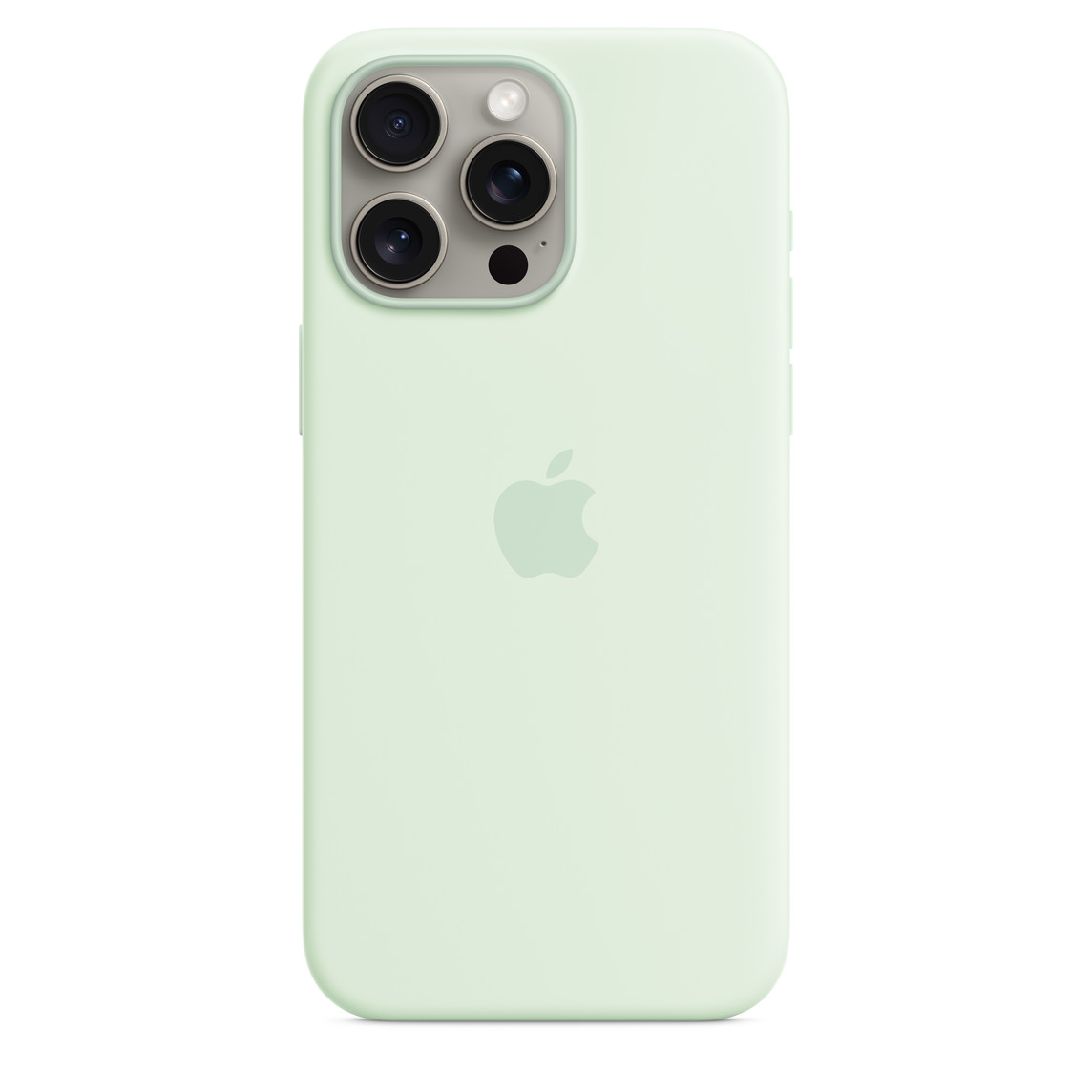 Silicone Case Magsafe iPhone 15 Pro Max Mint
