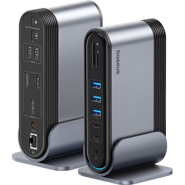 Adaptador Baseus 17 Port 5Usb-A/4USB-C/HDMI/DP/DC/LAN/AUX/SD/TF B00532304811