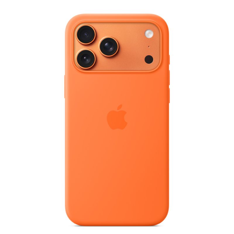 Silicone Case iPhone 17 Pro Max Orange