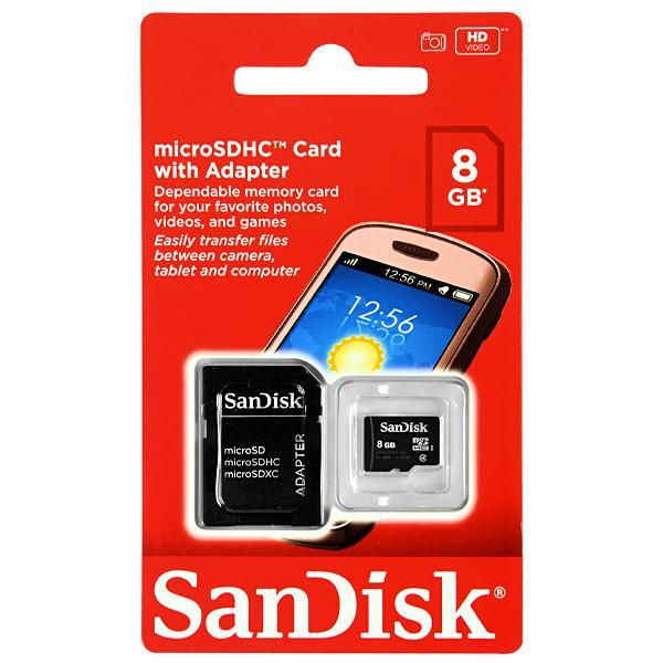 Memory Sandisk 8gb