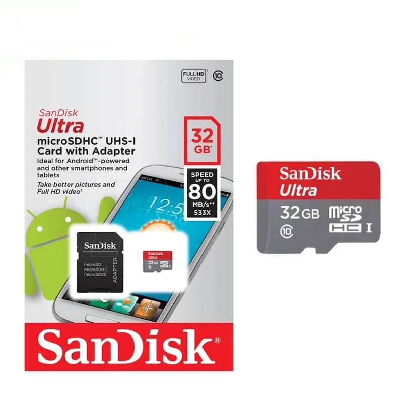 Memory Sandisk 32gb Class 10