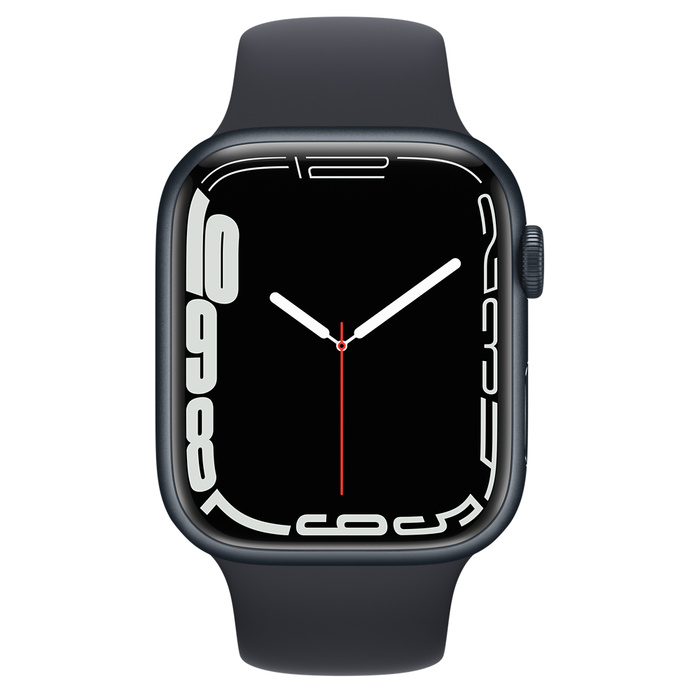 Apple Watch Series 7 45mm Midnight Alu Mkn53ll/A
