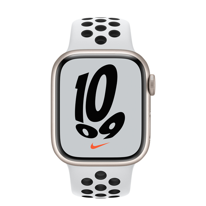 Apple Watch Series 7 Nike 41mm Starlight Alu