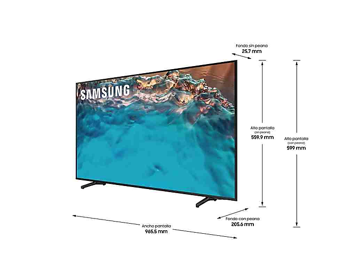 Tv Samsung Led 75" Uhd Smart Un75bu8000gxpr