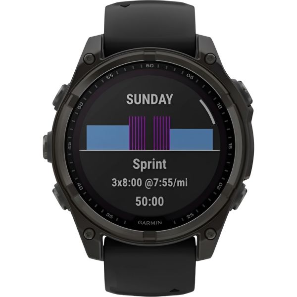 Reloj Garmin Fenix 8 Solar Sapphire Black 010-02906-10