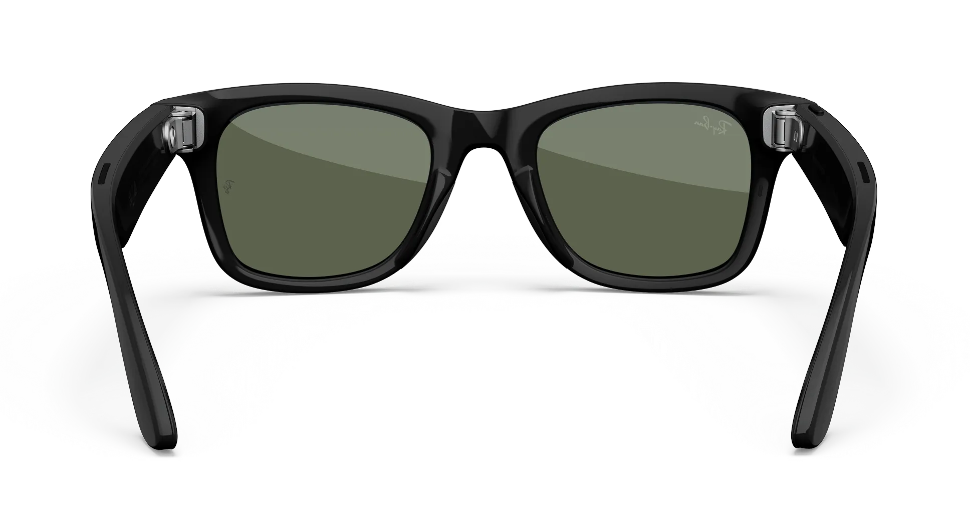 Lente Smart Ray-Ban Meta Wayfarer RE4008 Shiny Black /G15 Green